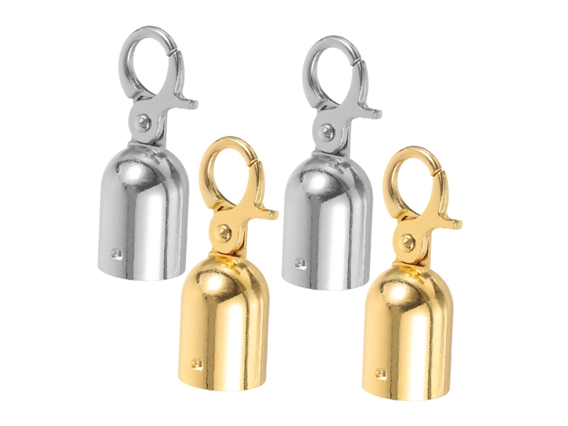 Nuobesty Conjunto De 4 Ponteiras Metálicas Para Corda, Ganchos Resiste