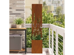 Vidaxl Tela De Privacidade Para Jardim Fretwork Ferro Enferrujado