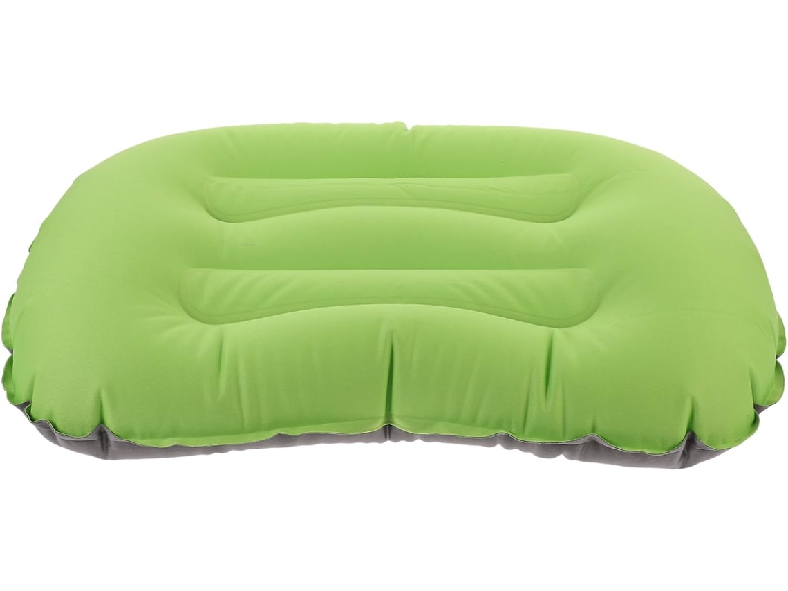 Travesseiro de Camping e Inflável Poliéster. Prático, Portátil com Design Ergonômico. Leve para CHABERLU