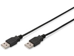 Cabo de Dados DIGITUS (USB A - 1.8 m - Preto)