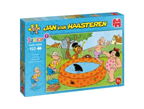 Puzzle Jan Van Haasteren Junior 7 Pool Pranks 150 Peças Banda Desenhada