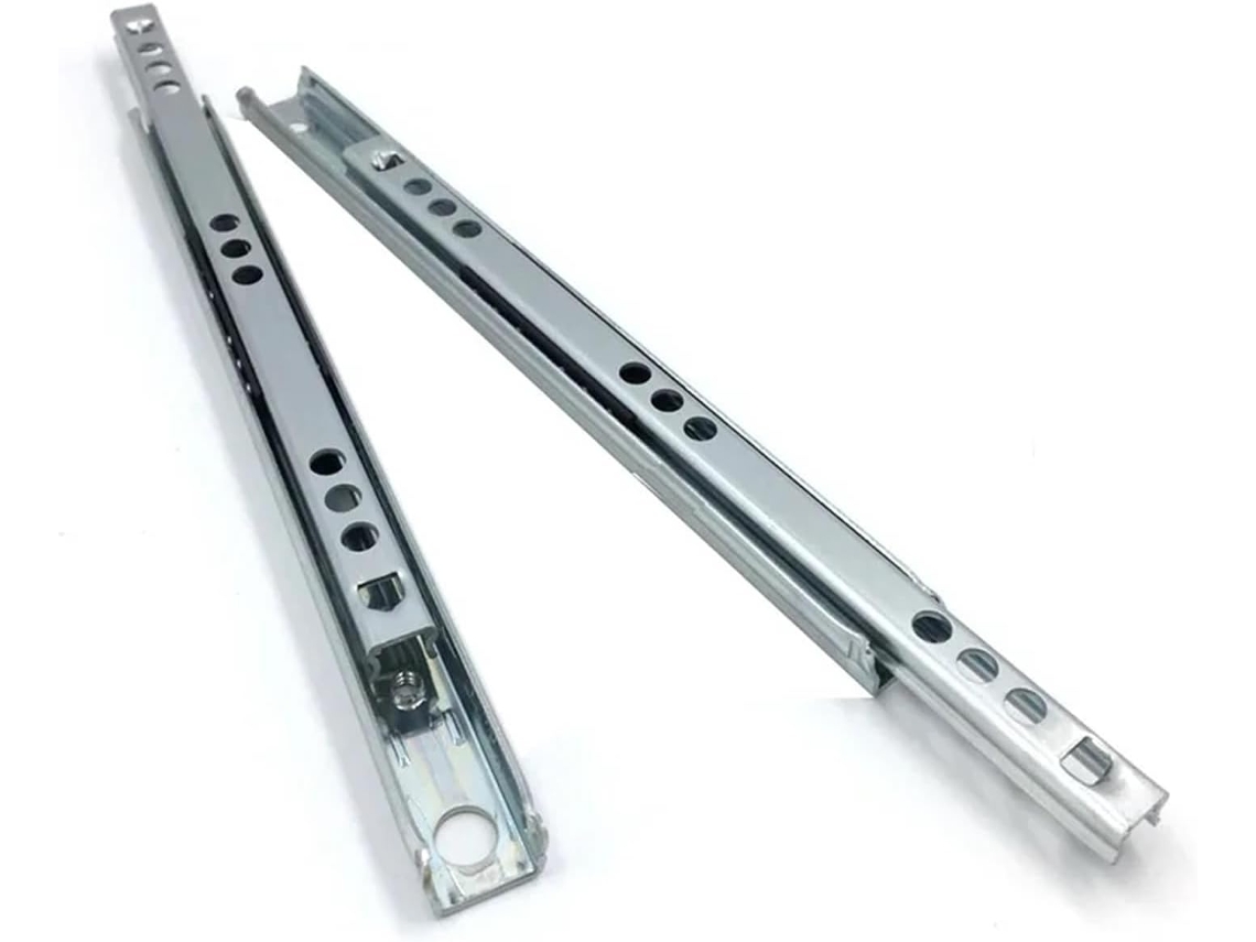 Corrediças Para Gaveta Reforçadas, Trilho Deslizante Bidirecional De Duas Seções, 17mm De Largura, Ultra Estreitas 17mm