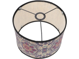 Lustre Decorativo com Padrão Étnico Criativo e Cúpula para Luminária de Teto, Estilo Bambu, Ideal para Quarto. SFUSHOS