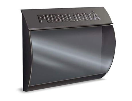 Caixa de correio - ALUBOX - 88695 - Simples face - Fixação na parede - Ferro fundido cinza