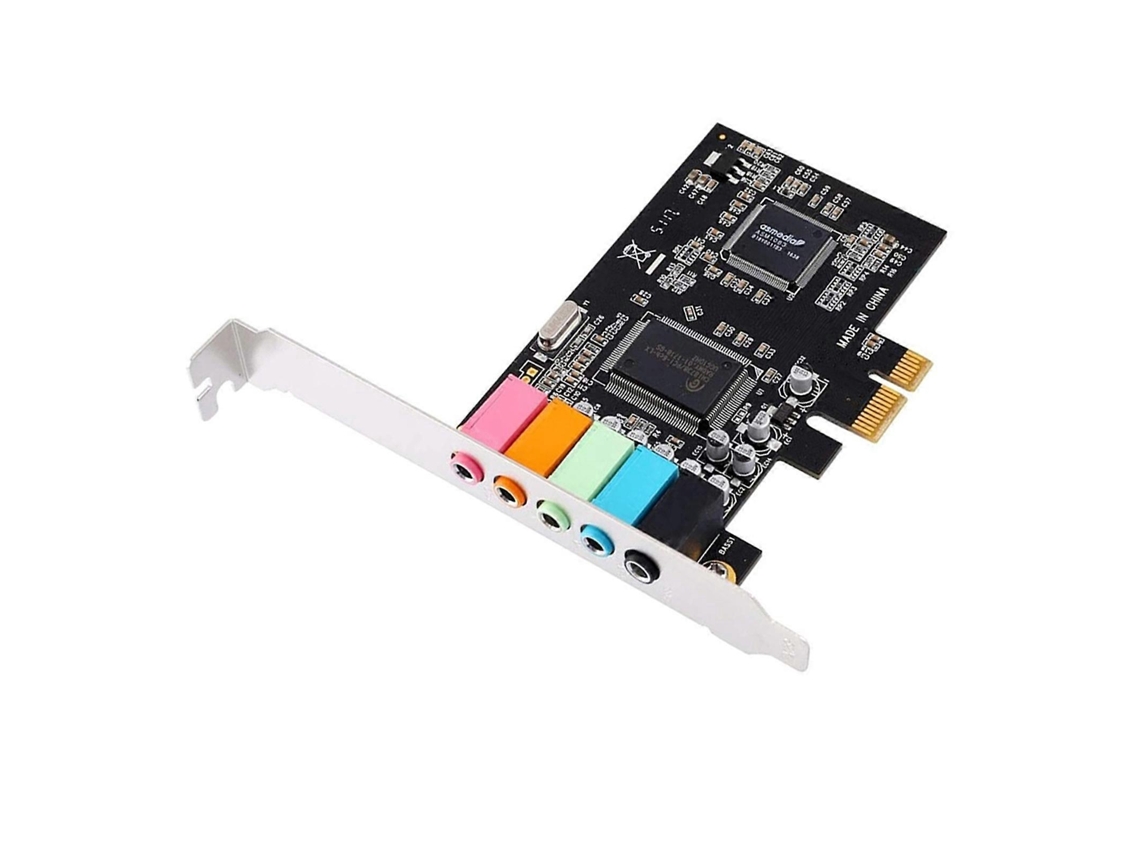Placa de som estéreo 3D Brilvibera PCI-E de 32/64 bits para PC Express com chip CMI8738