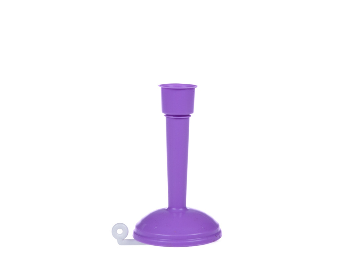 Bico de chuveiro de plástico substituível para torneira de cozinha (curto e roxo)