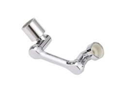 Lurelia Adaptador Para Torneira, 1080°, Prateado