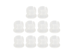 Laxiscreed Clips Led De 5mm Com Design De Fivela Plana De Plástico Para Iluminação Eficiente