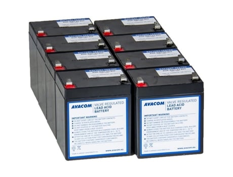 Substituto Avacom para bateria UPS Rbc43 (8 unidades)