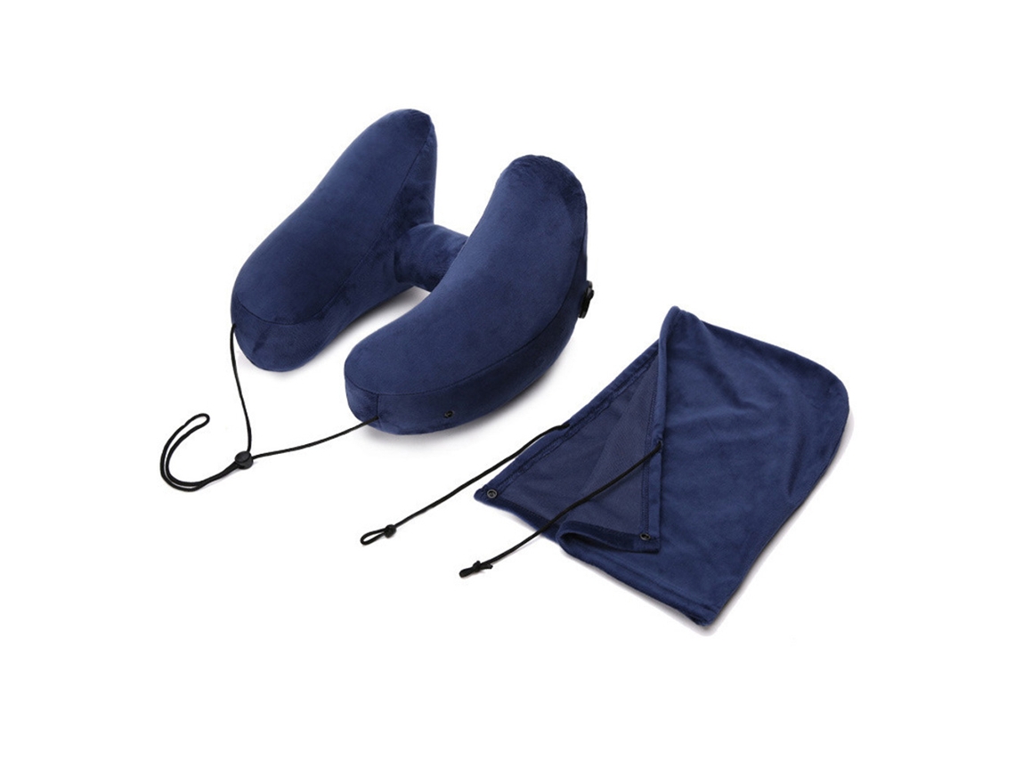 Travesseiro De Pescoço Inflável Em Formato De H Portátil Para Viagens, Avião, Escritório, Dormir, Abelha Slowmoose