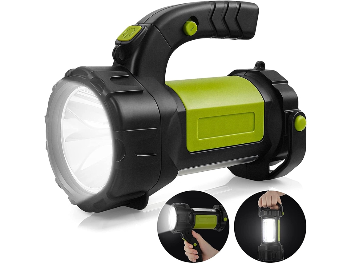 Lanterna De Acampamento Recarregável Com Led E 800 Lúmens