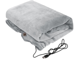 Pancho Aquecido Usb, Manta Vestível Elétrica Recarregável Pelúcia Igvtrade (100x70cm)