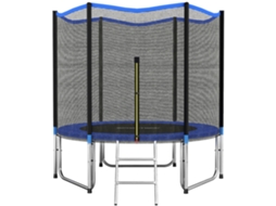 Cama Elástica SINI TECH STORE Ø305cm, com rede, escada, azul