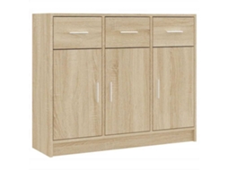 Aparador Derivados de Madeira Carvalho Sonoma MAISON EXCLUSIVE 91x28x75 cm