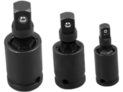 Conjunto De 3 Chaves De Impacto Elétricas Com Polia, Amortecedor E Parafuso De Aço Para Fácil Utilização.