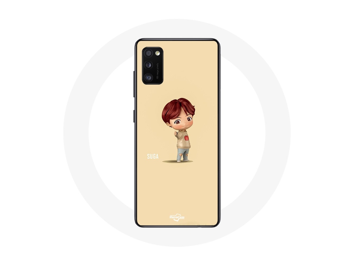 Capa para Samsung Galaxy S20 BTS TinyTAN animação Suga