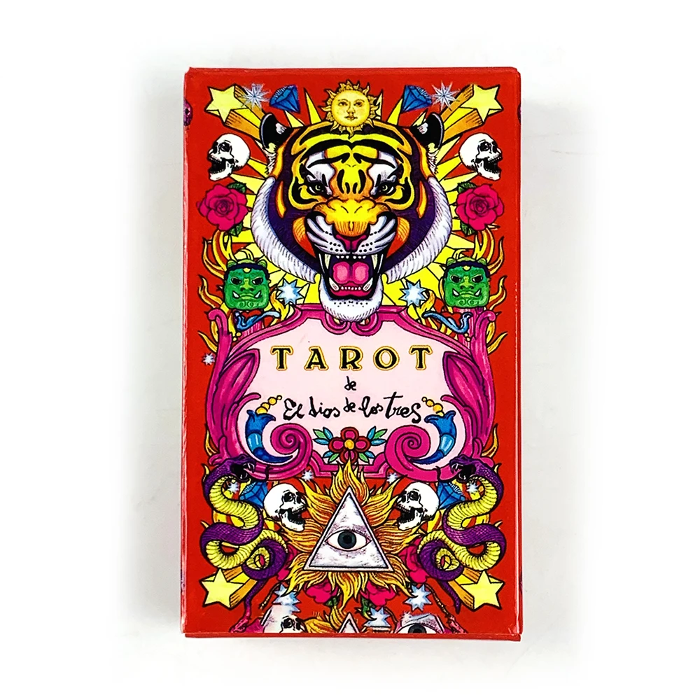 Novíssimas Cartas De Tarô Oráculo Do Tigre Em Estilo Tradicional Chinês (versão Em Inglês)