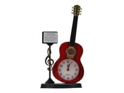 Despertador Baok-Violino com Design Exclusivo para Decoração de Casa, Sala de Estar, Mesa ou Presente - 2166b - 24,2 cm