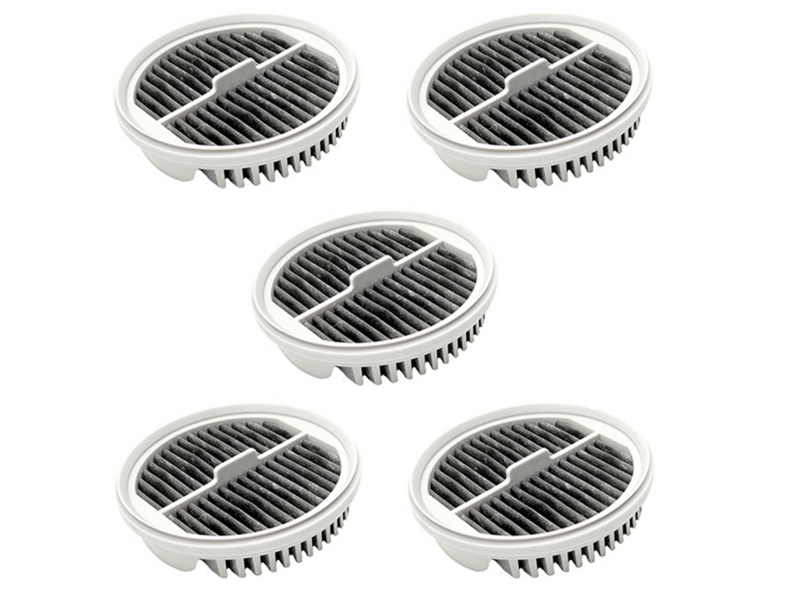 5 peças filtro hepa para xiaomi mijia deerma mjxcq01dy modelo filtro aspirador de pó portátil para modelo mjxcq01dy