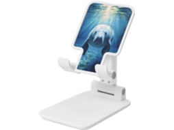 Suporte Dobrável Subaquático Para Celular Em Formato De Peixe Boi, Com Ângulo E Altura Ajustáveis, Suporte Portátil Para