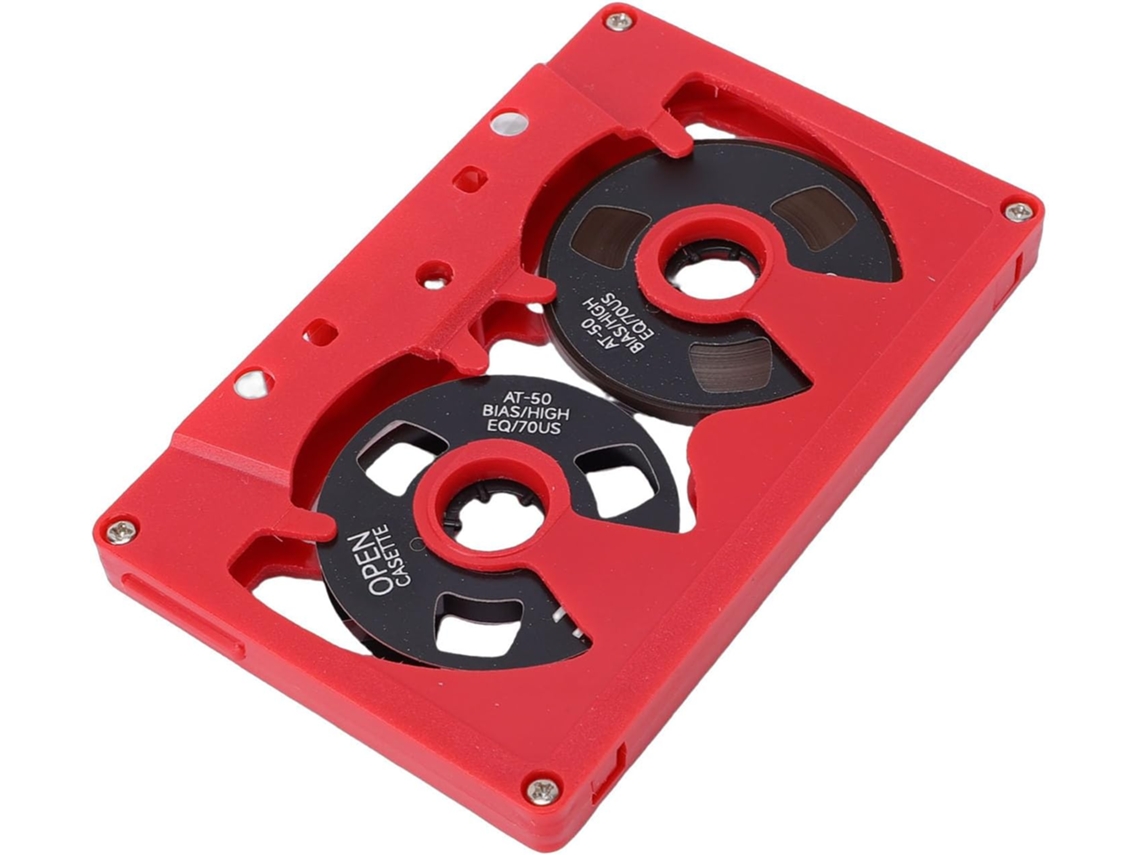 Fita Cassete Virgem Fita Cassete de Metal de Dupla Face com Capacidade para 50 Minutos de Gravação. SFUSHOS