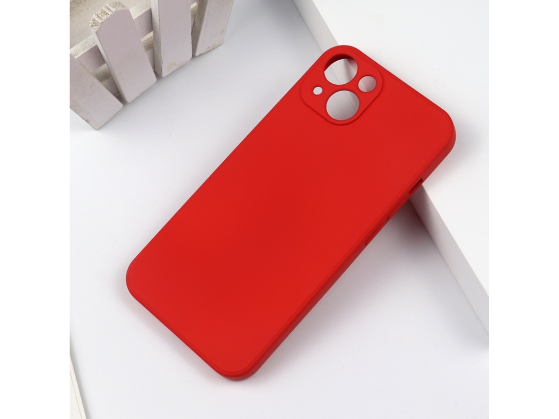 Capa Para Iphone 17, Modelo Cubo Mágico Vermelho, Acabamento Líquido Fosco, Macia, Cobertura Total, Anti-queda, Da China.