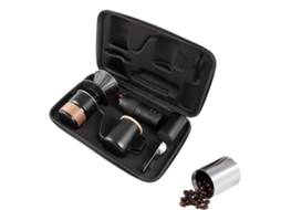 Moedor de café manual de 350 ml, em aço inoxidável, portátil, para café expresso, prensa francesa e coado, ideal para uso em casa e em viagens.