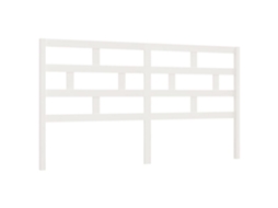 Bed Headboard, Bed Headboards Vidaxl Branco Madeira De Pinho (186 X 100 Cm)
