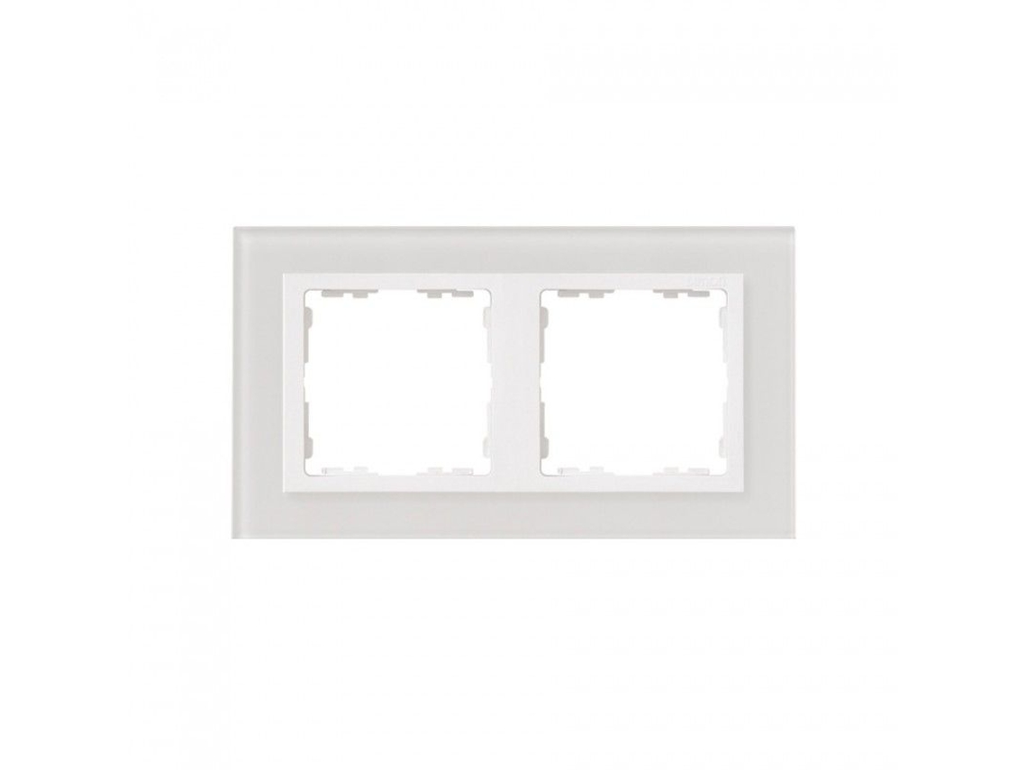 Moldura 2 Elementos De Vidro Branco Simon 82 Nature 82627 30