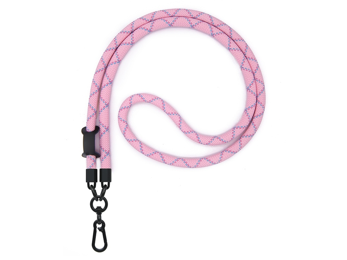 Lurelia Cordão Para Telemóvel Ajustável Transversal Para Pescoço 120 Cm 2 M Anti-perda