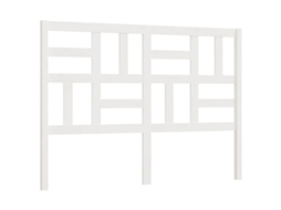 Bed Headboard, Bed Headboards Vidaxl Branco Madeira De Pinho (166 X 104 Cm)