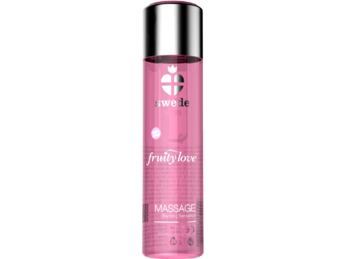 Óleo de Massagem SWEDE Morangos com Champanhe 120 ml