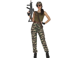 Fato de tenente soldado para mulher