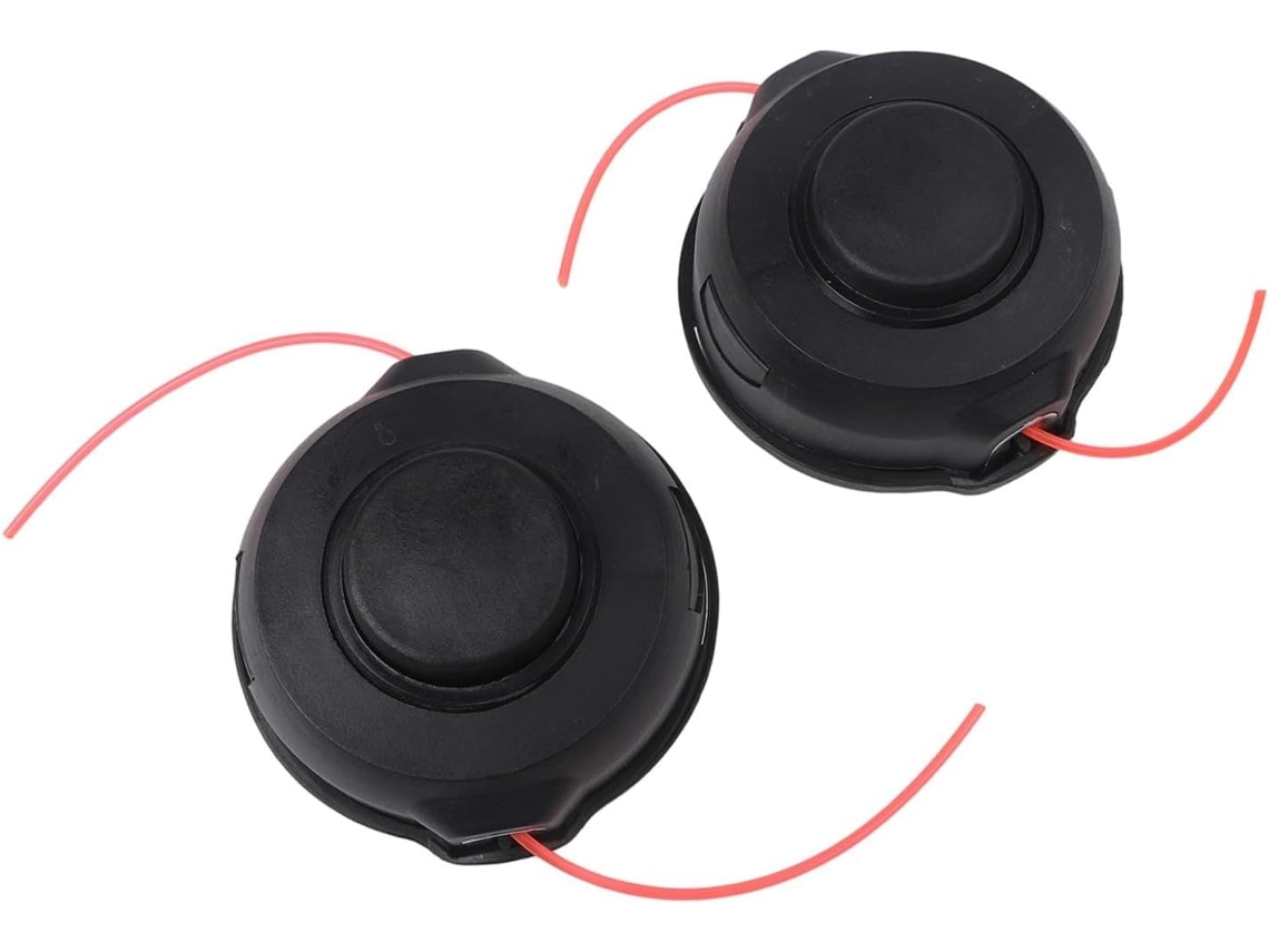 Conjunto De 2 Cabeçotes De Roçadeira M8 1.25 X Lh Para Jardim, Gramado E Relva.