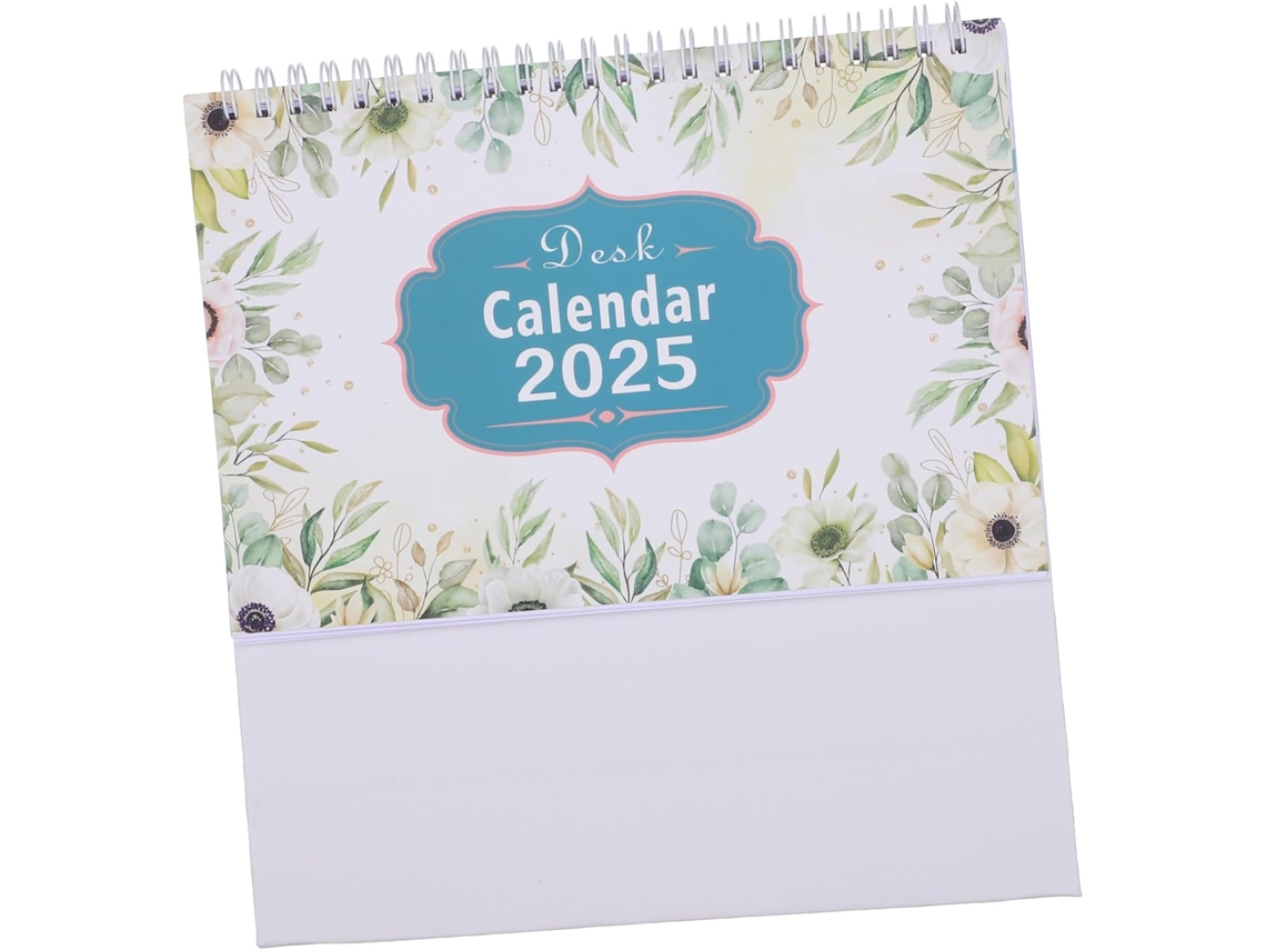 Calendário De Mesa, Anual Com Tema Cobra E Função Para Anotações,