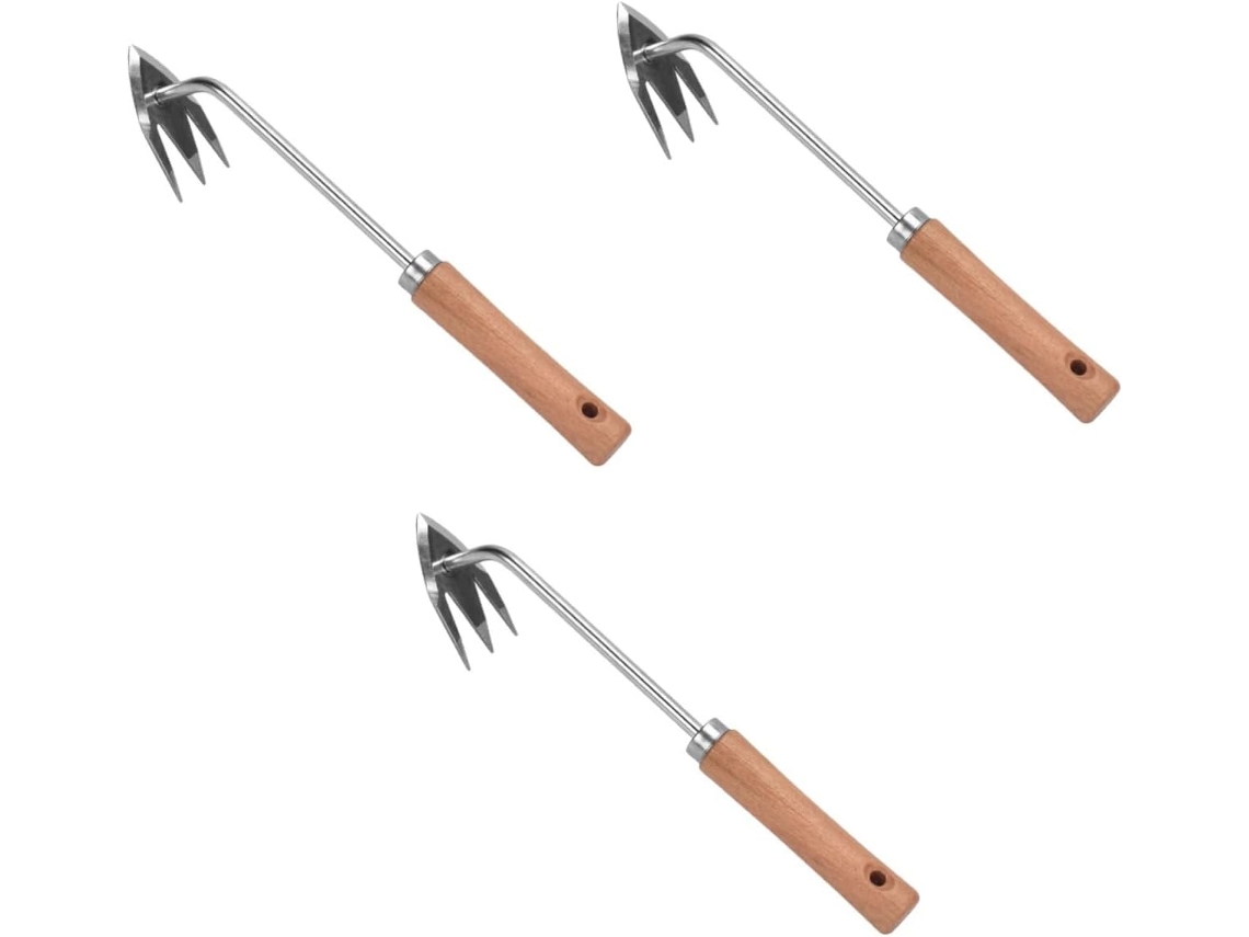 Conjunto De 3 Peças Para Remoção De Grama Com Pá E Extrator Manual Removível.