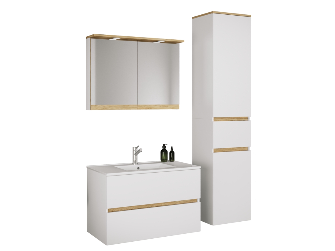 Conjunto de Móveis para Banheiro com Lavatório Cosila i 81 VCM