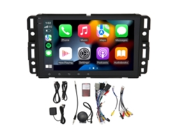 Estéreo Automotivo Bluetooth Sem Fio Carplay Para Android Auto 8 Pol. Ips Touchscreen Navegação Gps Para Android 12