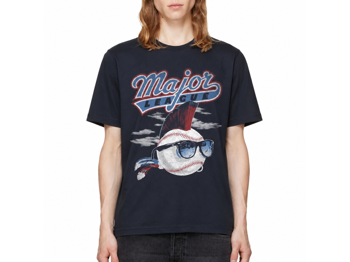 Rockinstone Major League Baseball Navy T-shirt Size:xl