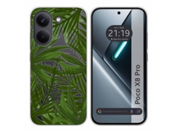 Capa Tumundosmartphone De Silicone Transparente Para Xiaomi Poco X8 Pro 5g Com Estampa De Desenho Animado Da Selva