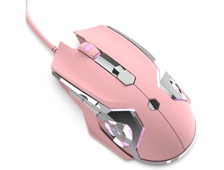 Rato VEEKI com Cabo (Rosa)