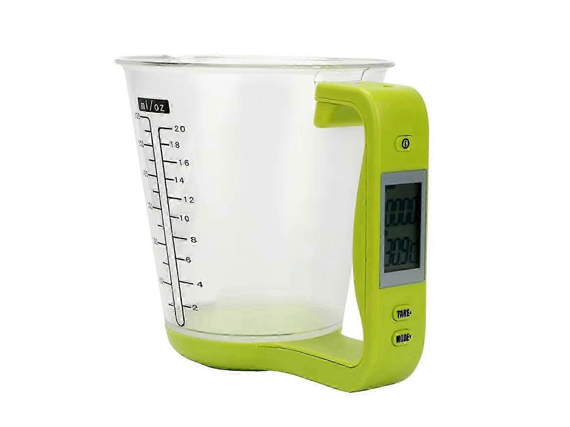 Balança De Cozinha Digital Com Copo Medidor, Copo Medidor De Temperatura Eletrônico, Chaleira Com Visor Lcd Aquaforge