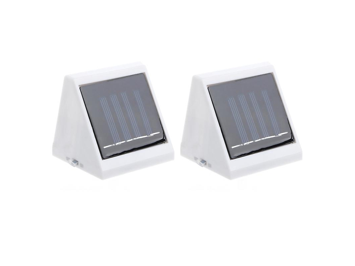 2pcs Luz De Parede De Energia Solar