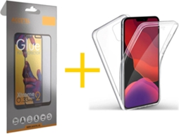 Kit Capa + Película 1 X Vidro Full iPhone 12 Pro Max Skyhe Dupla 360º Transparente