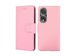 Capa De Celular Em Couro Com Textura De Cristal Para Honor 80 Pro