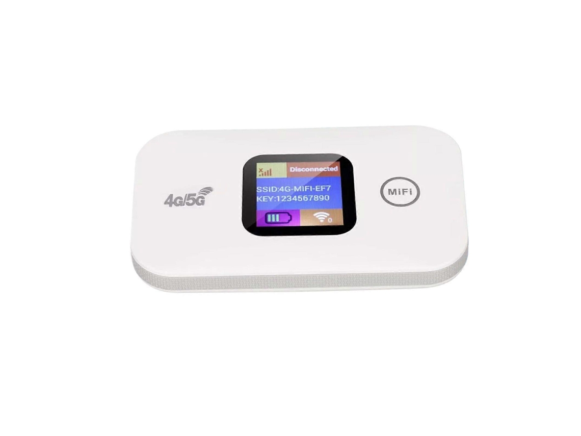 Roteador Wi Fi Sem Fio 4g Lte Portátil Desbloqueado, Banda Larga Móvel, Hotspot Mifi Lcd Slowmoose
