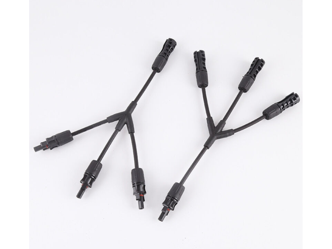1x Conector para Painel Solar , Mc4 Durável e Protetor Residencial(1 a 3) BRILVIBERA (1 a 3 Ramificações)