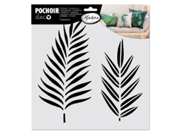 Plantilla textil - Hojas tropicales