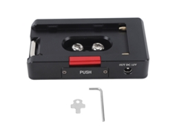 2026 placa Adaptadora de Batería Np F para Cámara Dslr, Placa Batería Mini Adaptador