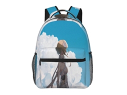 Mochila Genshin Impact J199 Para Escola E Trabalho, Leve E Impermeável, Mochila Estilosa Para Estudantes E Adultos D199